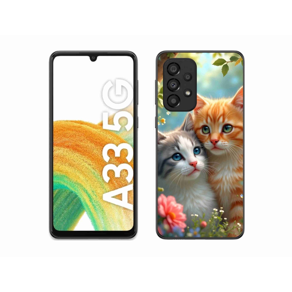 Gél borítás mmCase Samsung Galaxy A33 - macskaszerelem 2