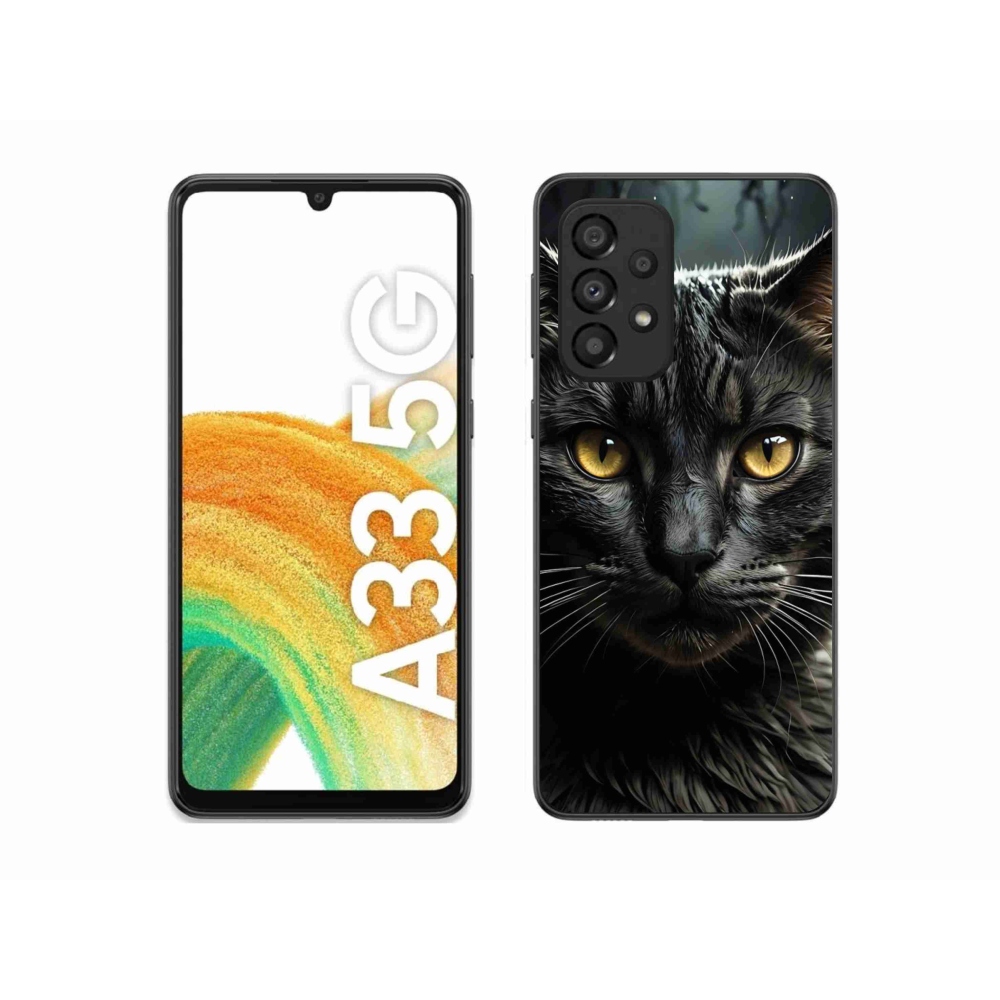 Zselés borítás mmCase Samsung Galaxy A33 - macskaszem 3