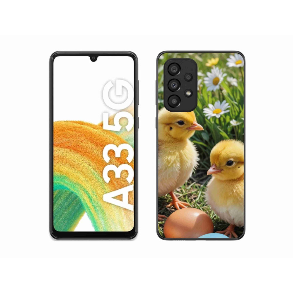 Zselés borítás mmCase Samsung Galaxy A33 - csirkékhez