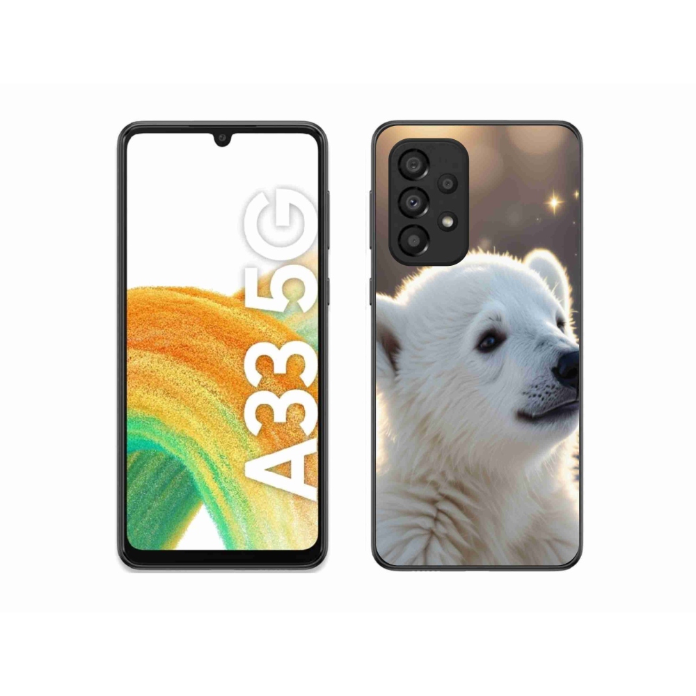 Zselés borítás mmCase Samsung Galaxy A33 - jegesmedve