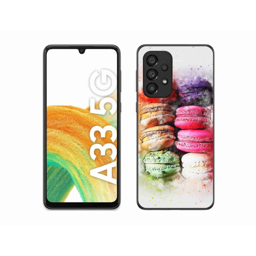 Zselés borítás mmCase Samsung Galaxy A33 készülékhez - makarónik