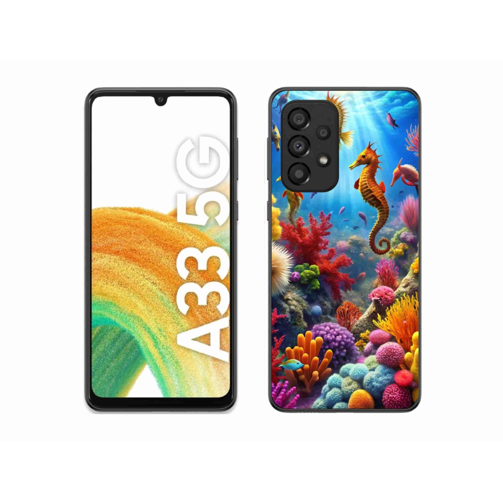 Zselés borítás mmCase Samsung Galaxy A33 - Sea World 3