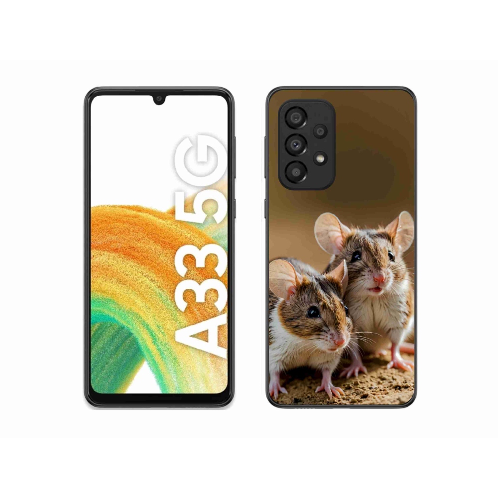 Zselés borítás mmCase Samsung Galaxy A33 készülékhez - mouse duo