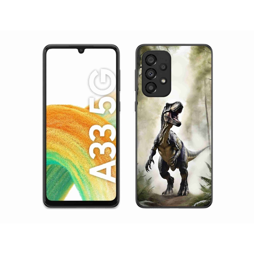 Gél borítás mmCase Samsung Galaxy A33 - dühös T-Rex