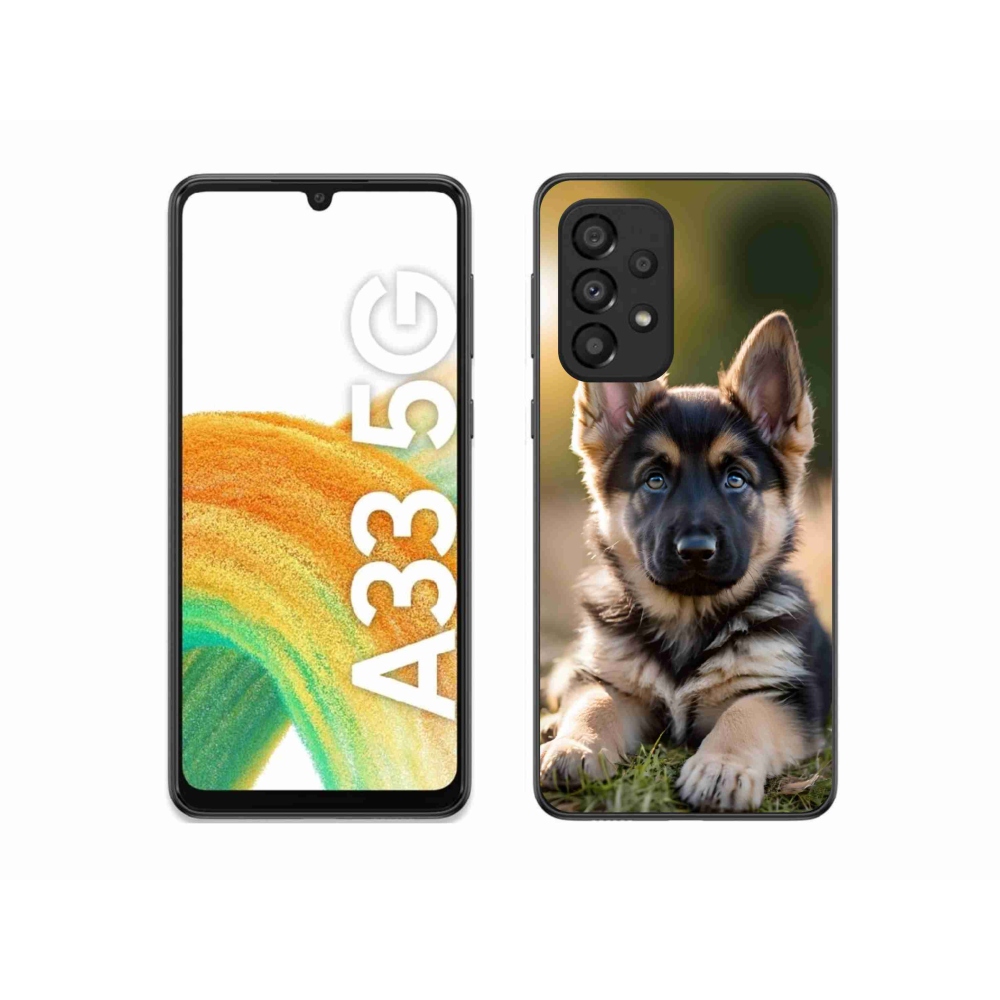 Gél borítás mmCase Samsung Galaxy A33 készülékhez - Német juhászkutya a természetben