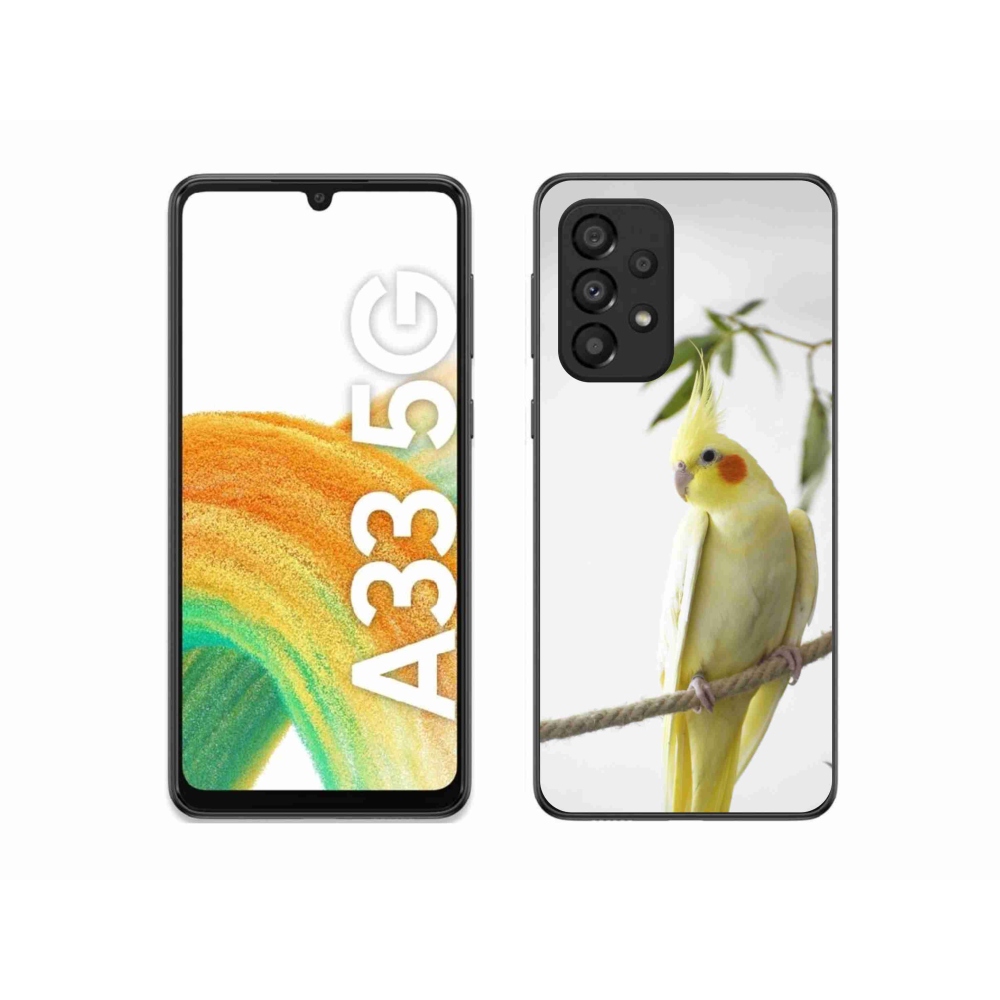 Gél borító mmCase Samsung Galaxy A33 - papagáj korela chocholatá