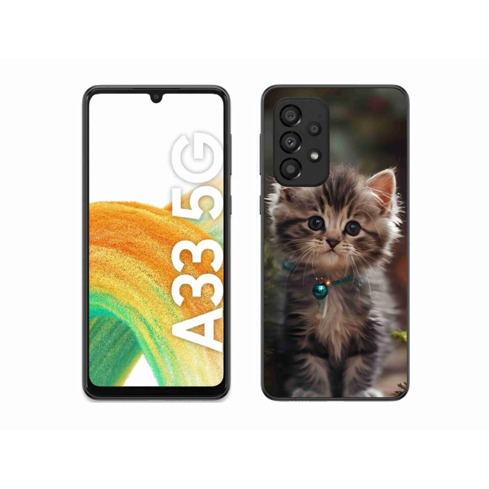 Gél borító mmCase Samsung Galaxy A33 - aranyos cica 11