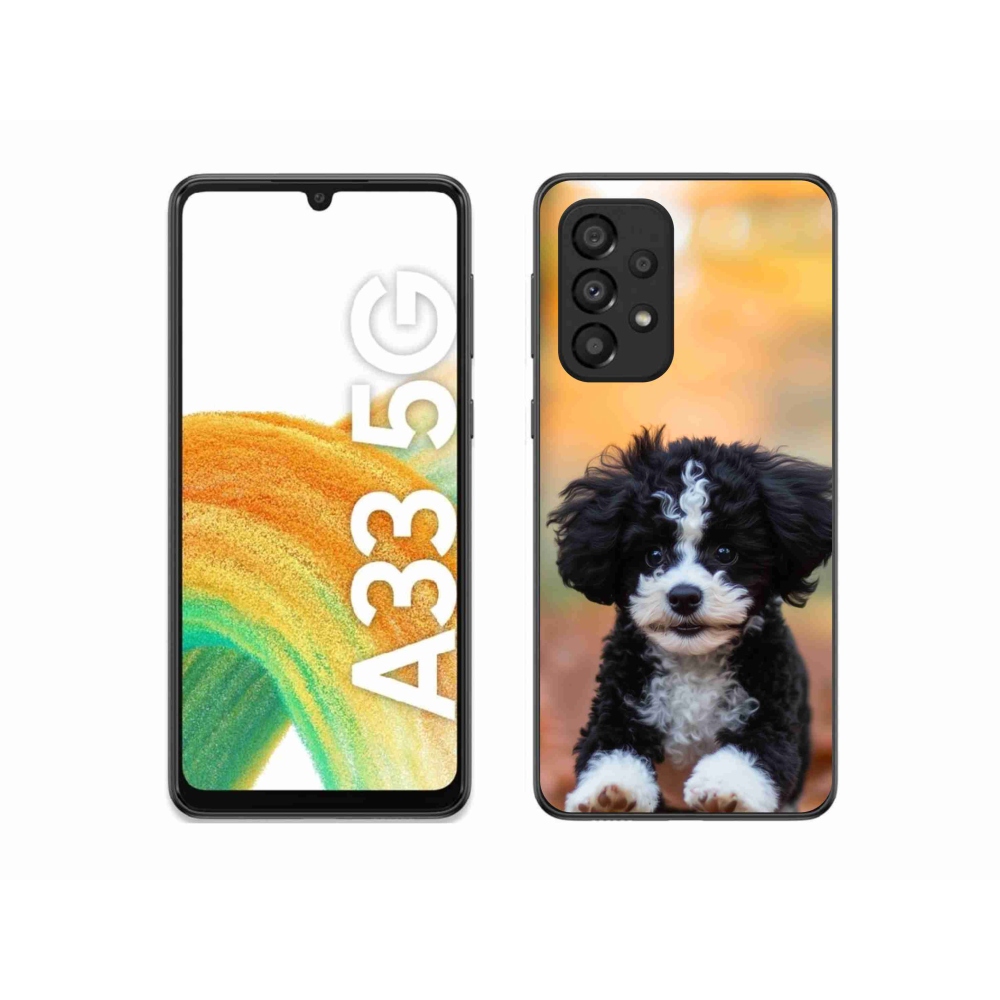 Gél borítás mmCase Samsung Galaxy A33 - aranyos kiskutya 2