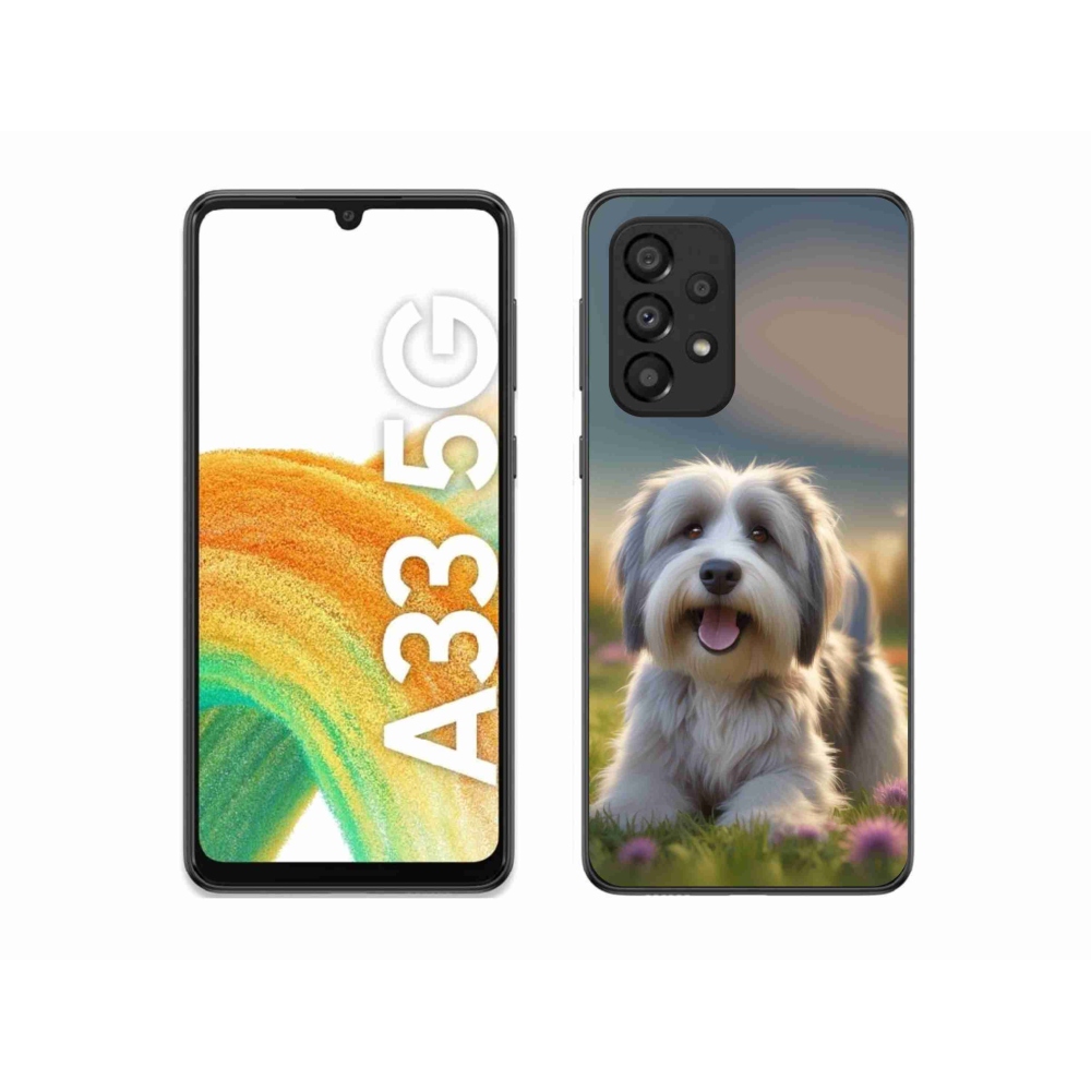 Gél borítás mmCase Samsung Galaxy A33 készülékhez - aranyos Havanna kutya