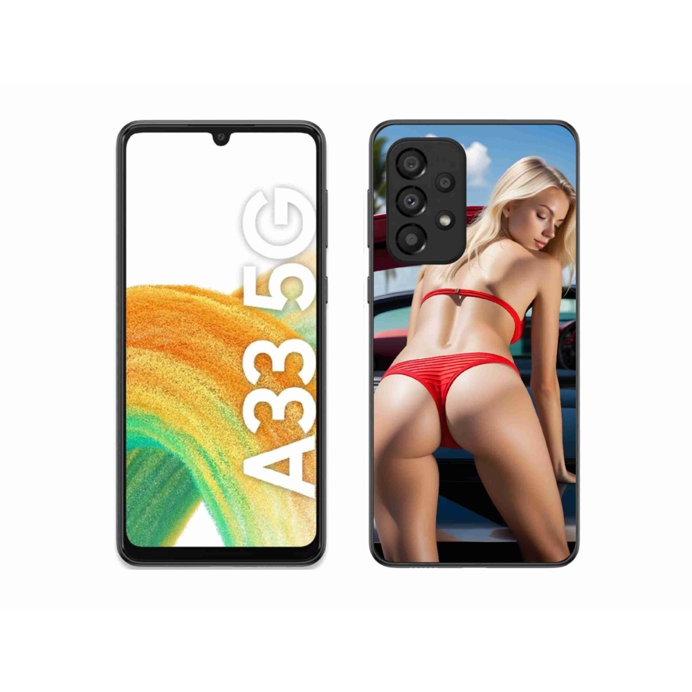Gél borítás mmCase Samsung Galaxy A33 - szexi nő 2