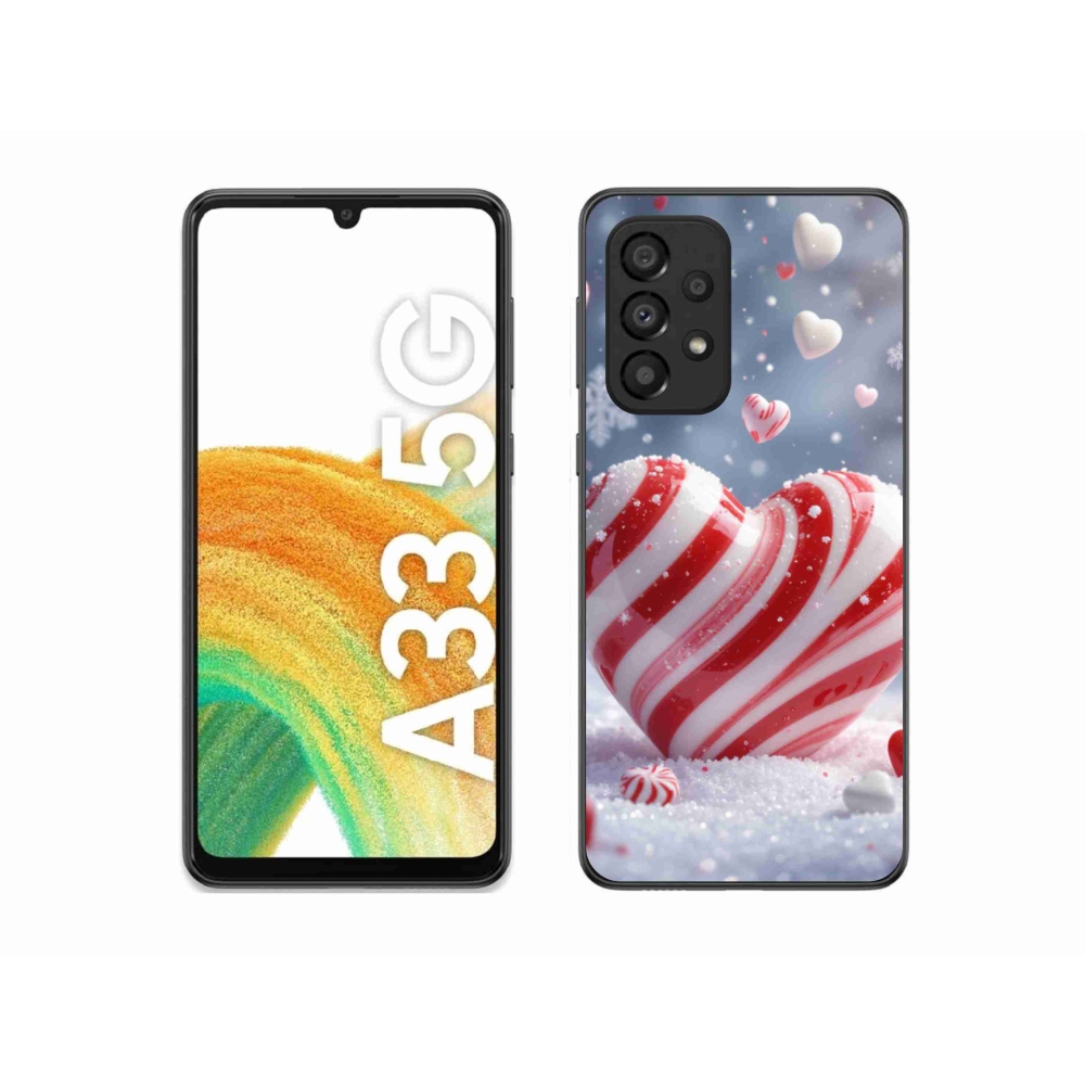 Gél borítás mmCase Samsung Galaxy A33 - édes szív