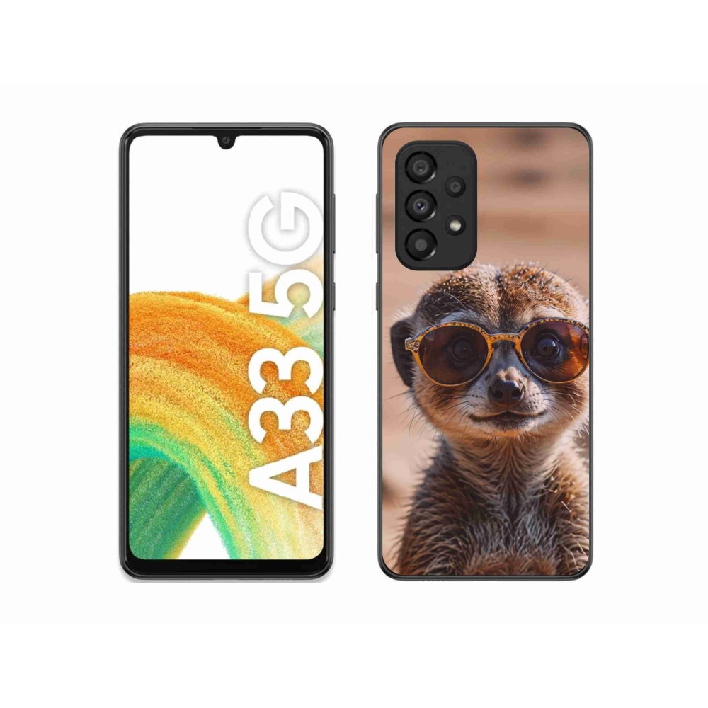 Gél borítás mmCase Samsung Galaxy A33 - stílusos surikata