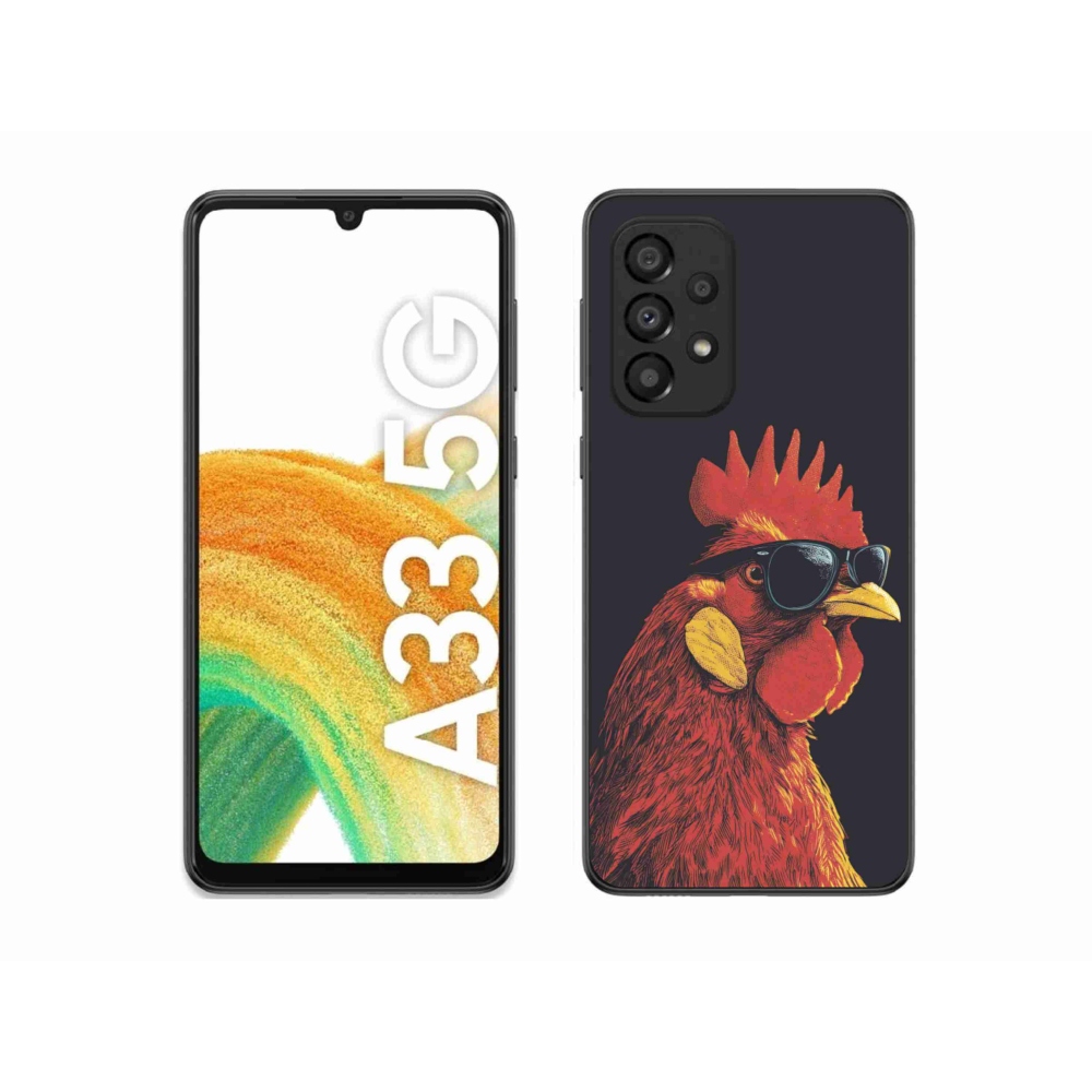 Gél borítás mmCase Samsung Galaxy A33 készülékhez - stílusos kakas