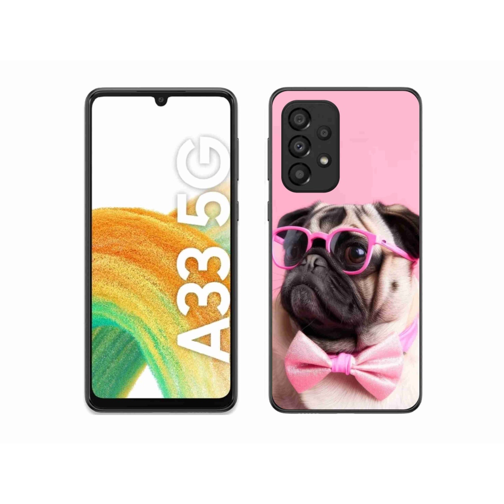 Gél borítás mmCase Samsung Galaxy A33 készülékhez - stílusos mopsz