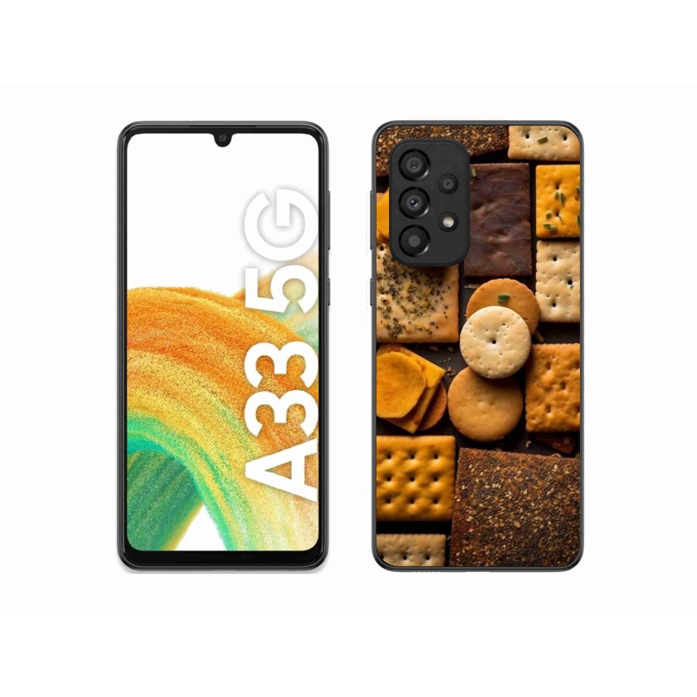 Zselés borítás mmCase Samsung Galaxy A33 készülékhez - kekszek