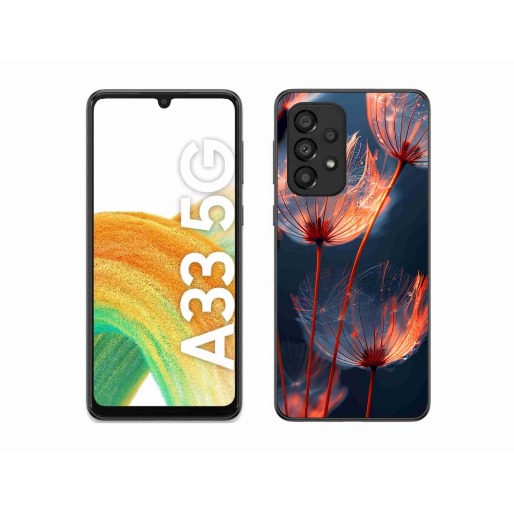 Zselés borítás mmCase Samsung Galaxy A33 - világító pehely