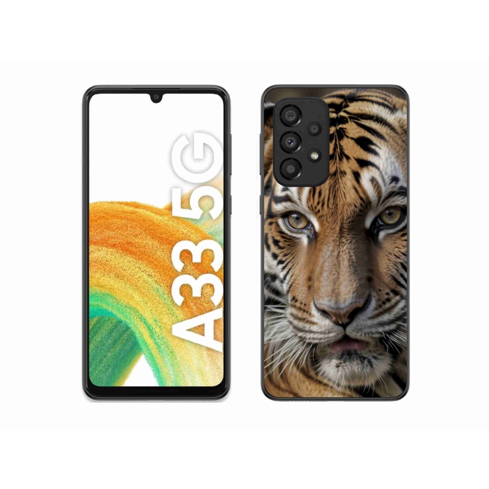 Zselés borítás mmCase Samsung Galaxy A33 - tigris nézet