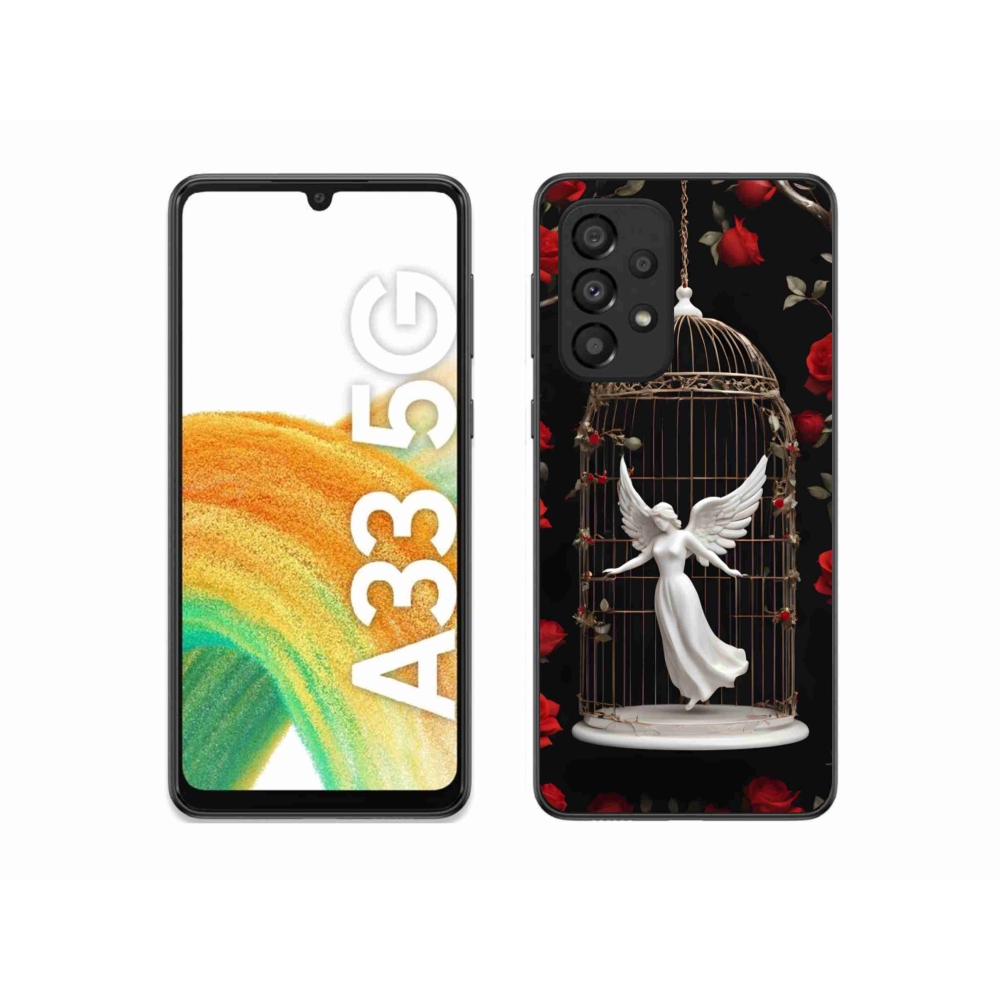 Gél borítás mmCase Samsung Galaxy A33 - csapdába esett angyalhoz