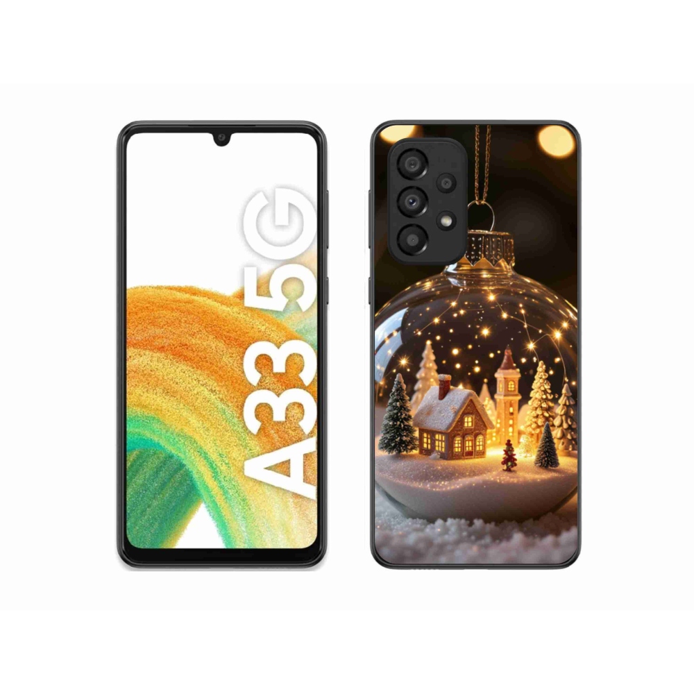 Gél borítás mmCase Samsung Galaxy A33 - Karácsonyi gömbök 3