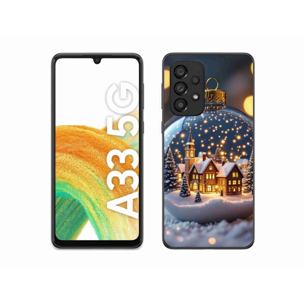 Gél borítás mmCase Samsung Galaxy A33 - Karácsonyi gömbök 4