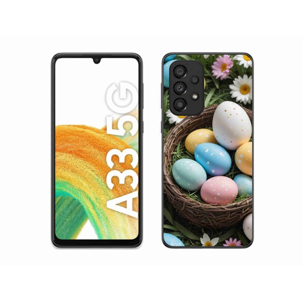 Gél borítás mmCase Samsung Galaxy A33 - Húsvéti tojás 2
