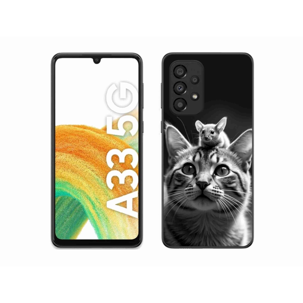 Gél borítás mmCase Samsung Galaxy A33 - állatbarátság 2