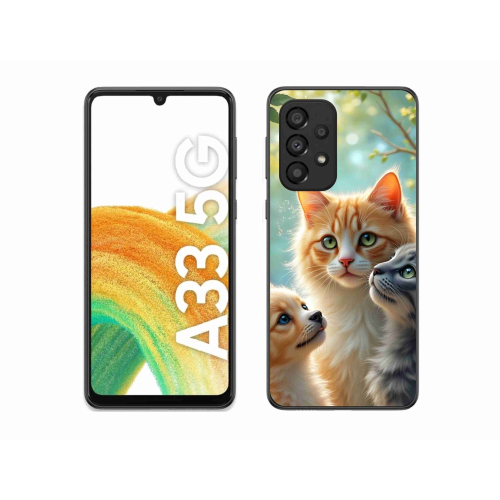 Gél borítás mmCase Samsung Galaxy A33 - állatbarátság 2