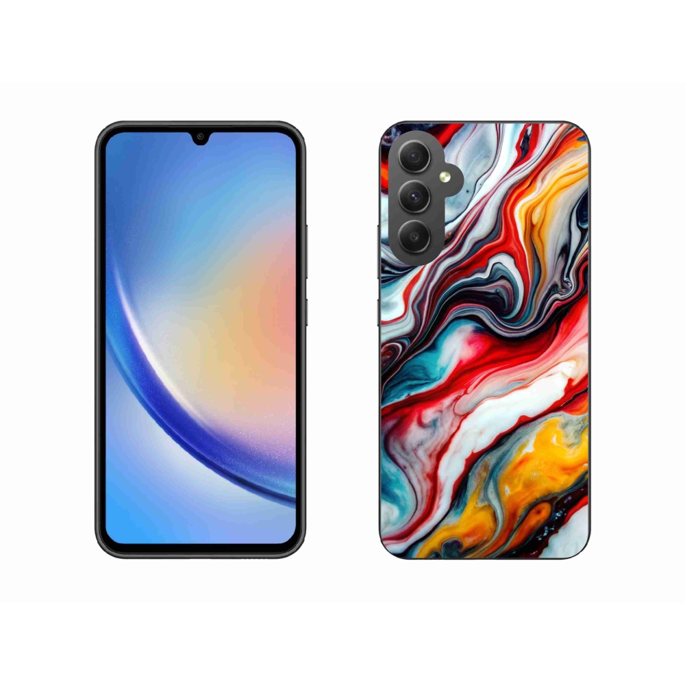 Zselés borítás mmCase Samsung Galaxy A34 5G - absztrakt motívum 35