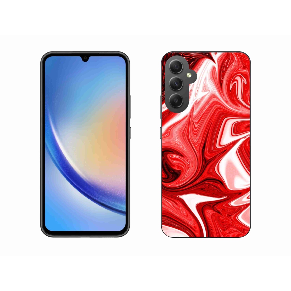 Zselés borítás mmCase Samsung Galaxy A34 5G - absztrakt motívum 43