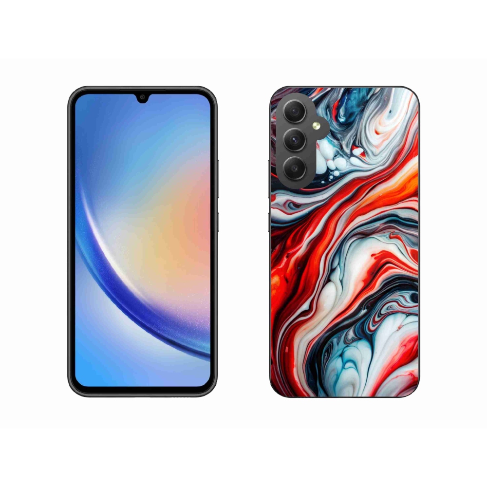 Zselés borítás mmCase Samsung Galaxy A34 5G - absztrakt motívum 63