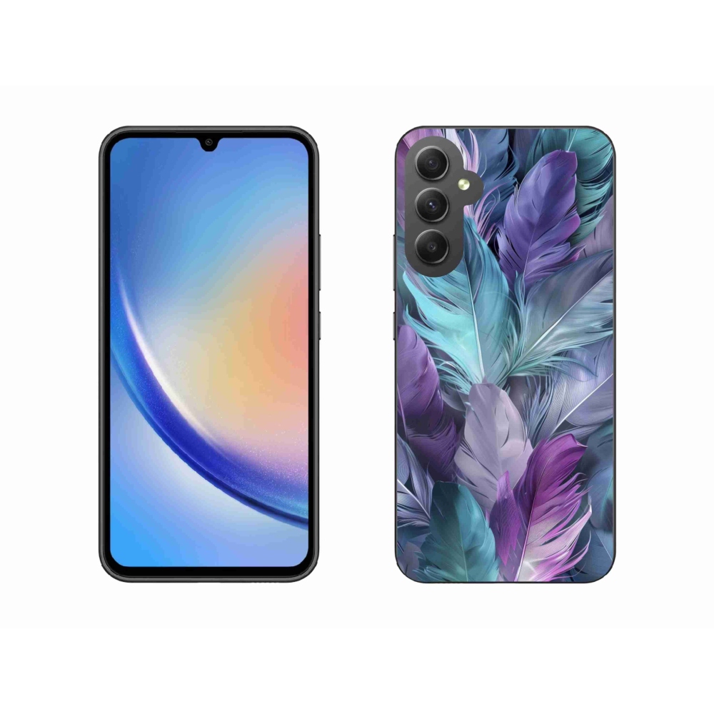 Gél védőhuzat mmCase Samsung Galaxy A34 5G - színes toll 2