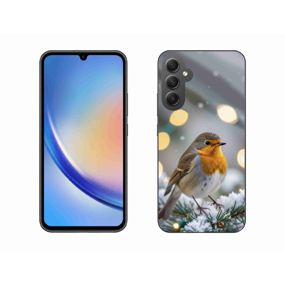 Gél borítás mmCase Samsung Galaxy A34 5G - téli pír