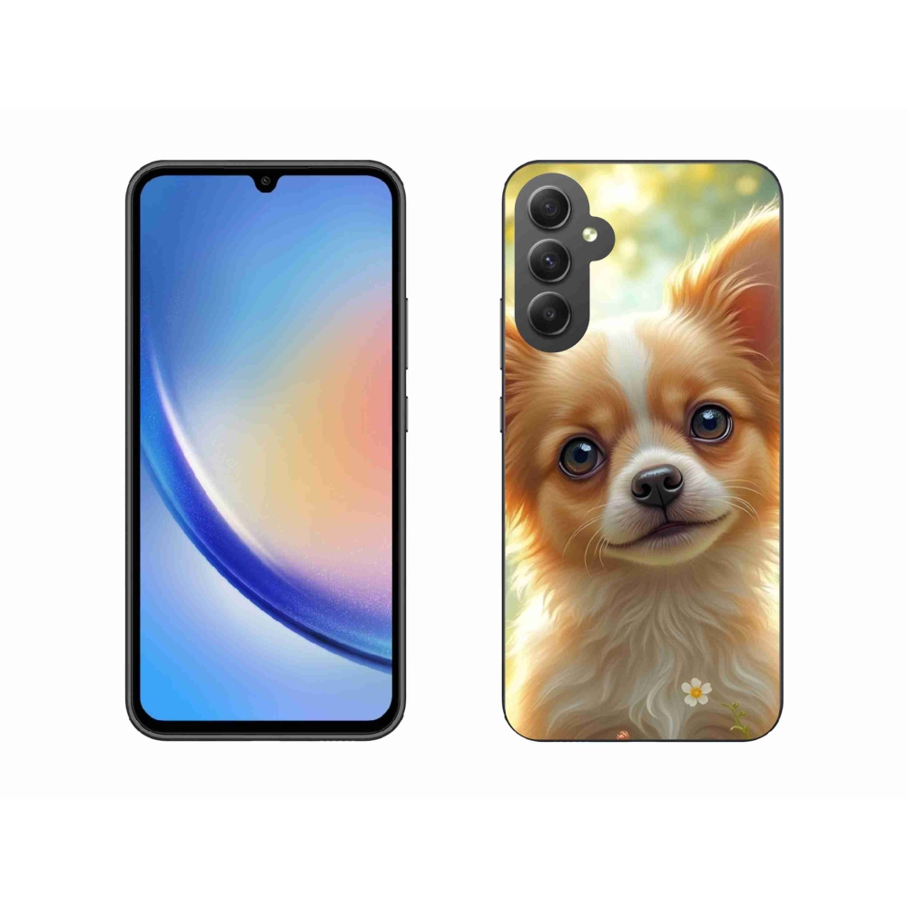 Gél borítás mmCase Samsung Galaxy A34 5G - chihuahua 5