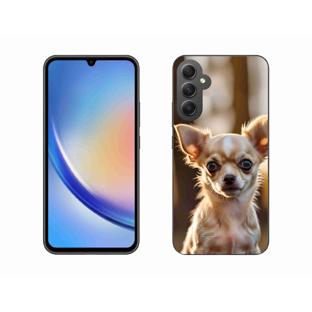 Gél borítás mmCase Samsung Galaxy A34 5G - chihuahua 6