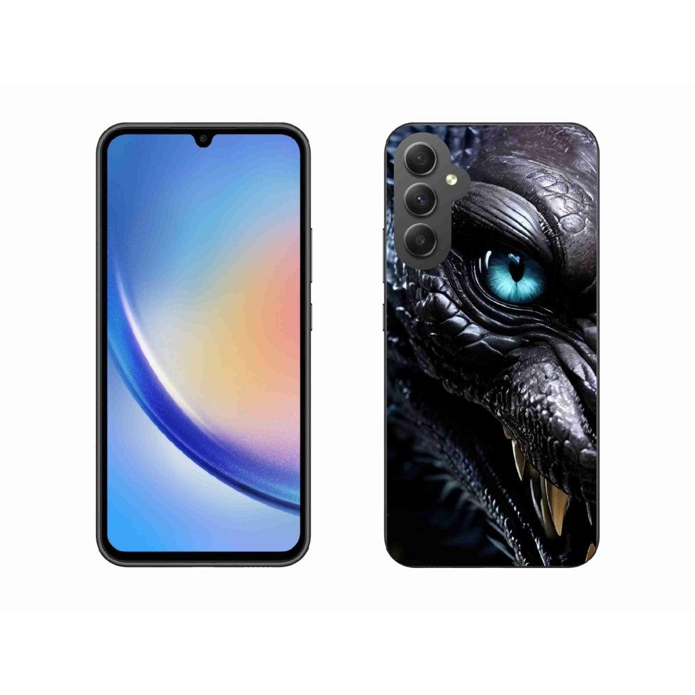 Gél védőhuzat mmCase Samsung Galaxy A34 5G - sárkány nézet