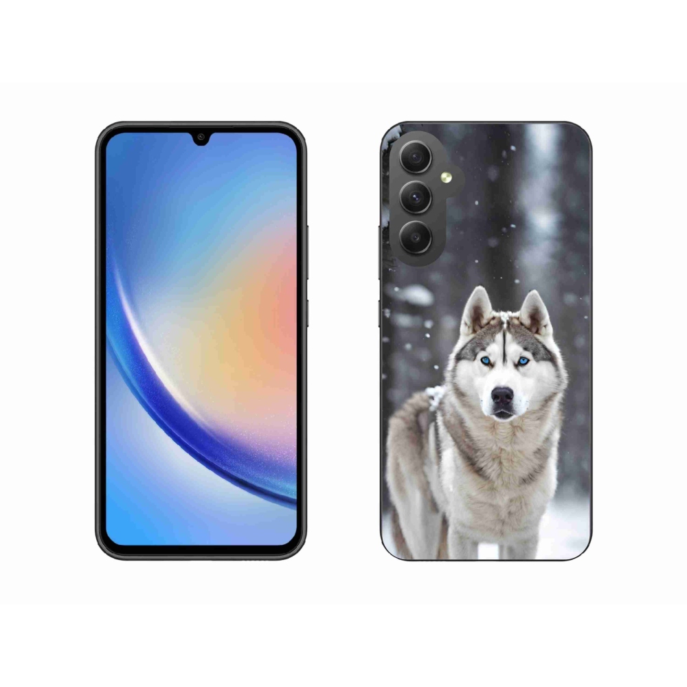 Zselés borítás mmCase Samsung Galaxy A34 5G - husky 2