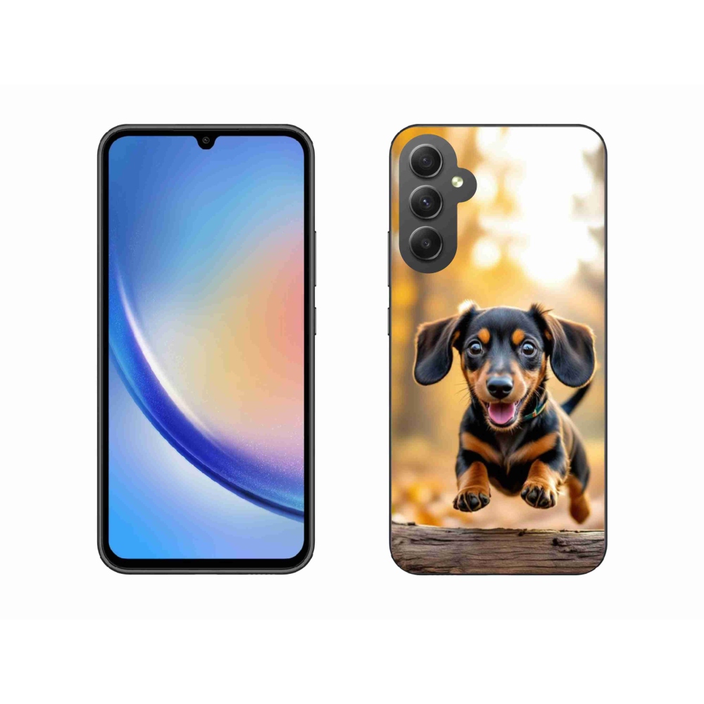 Zselés borítás mmCase Samsung Galaxy A34 5G - tacskó 2