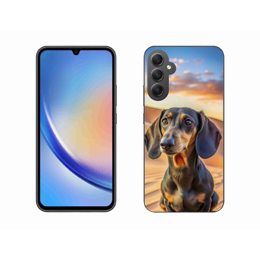 Zselés borítás mmCase Samsung Galaxy A34 5G - tacskó 3