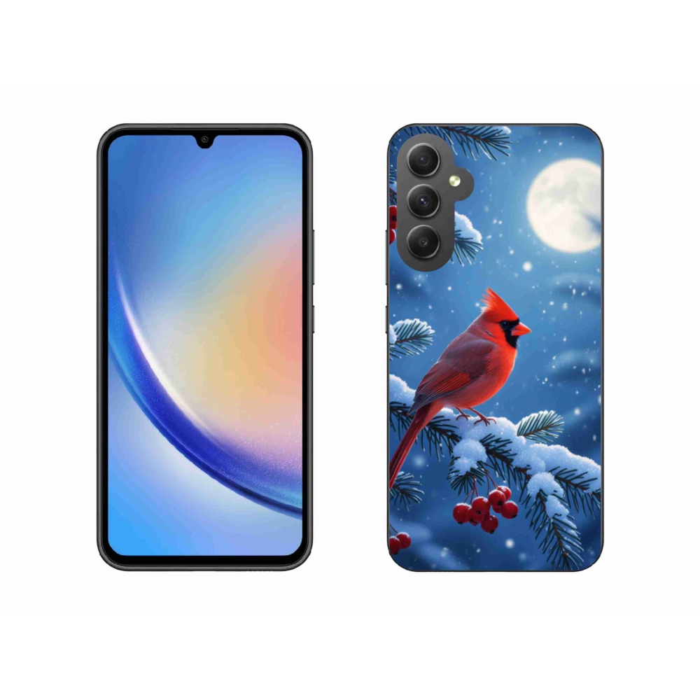 Zselés borítás mmCase Samsung Galaxy A34 5G - bíborvörös