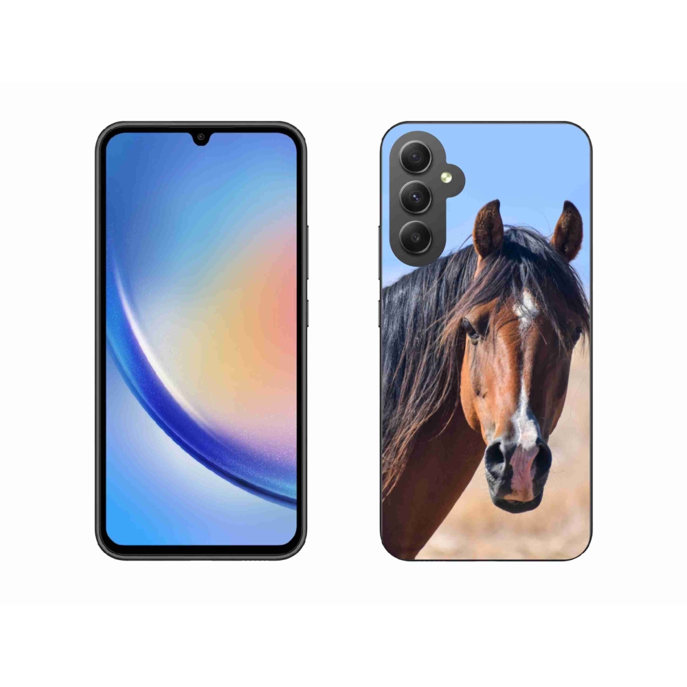 Zselés borítás mmCase Samsung Galaxy A34 5G - nyugodt ló