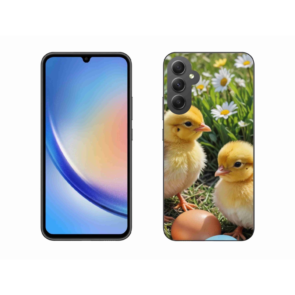 Zselés borítás mmCase Samsung Galaxy A34 5G - csirkékhez