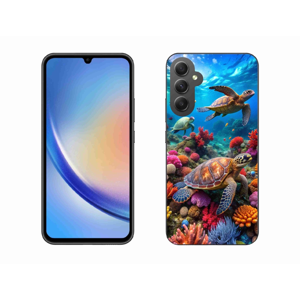 Gél borítás mmCase Samsung Galaxy A34 5G - Sea World 2