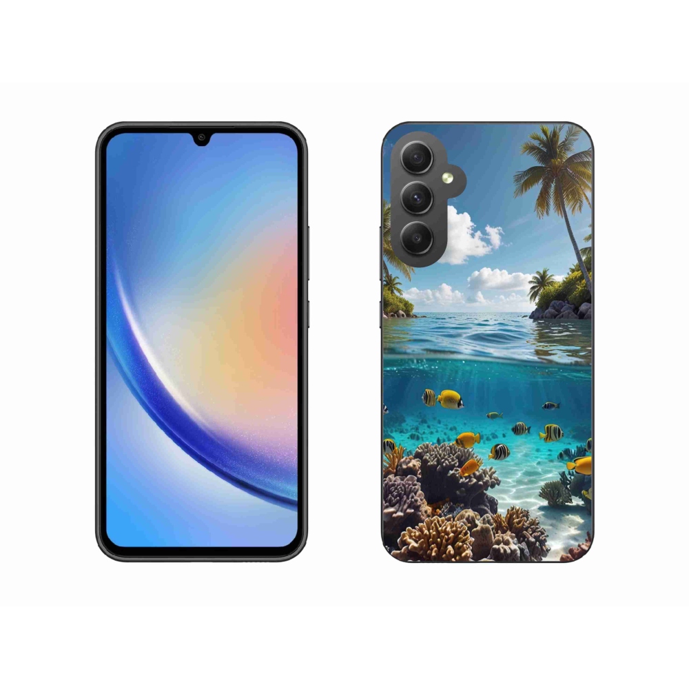 Gél borítás mmCase Samsung Galaxy A34 5G - Sea World 4