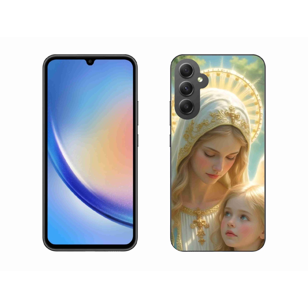 Gél borítás mmCase Samsung Galaxy A34 5G - vallási motívum 2