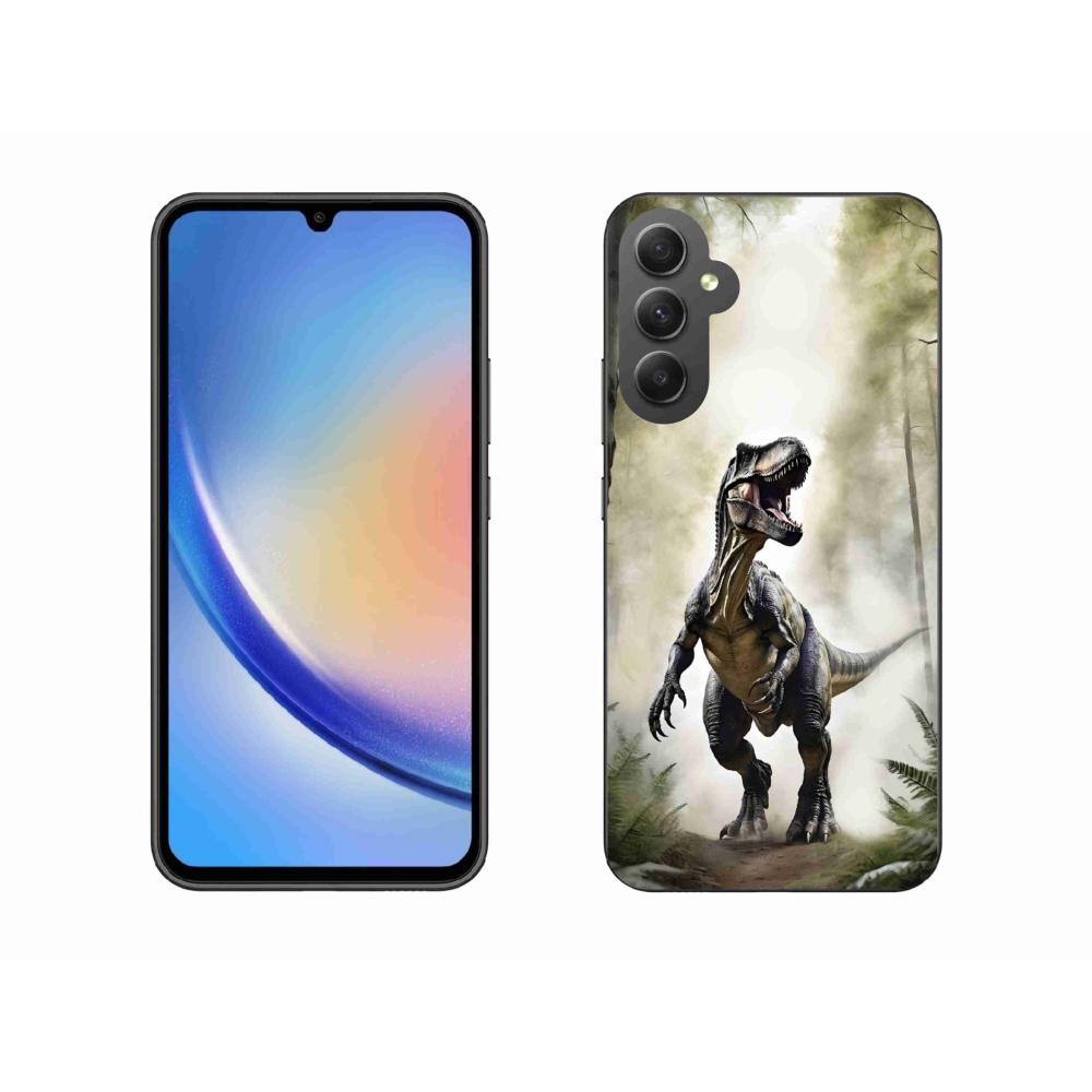 Gél borítás mmCase Samsung Galaxy A34 5G - dühös T-Rex