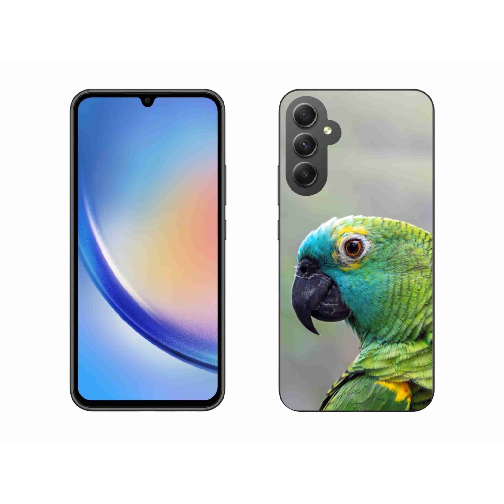 Zselés borító mmCase Samsung Galaxy A34 5G - papagáj amazon