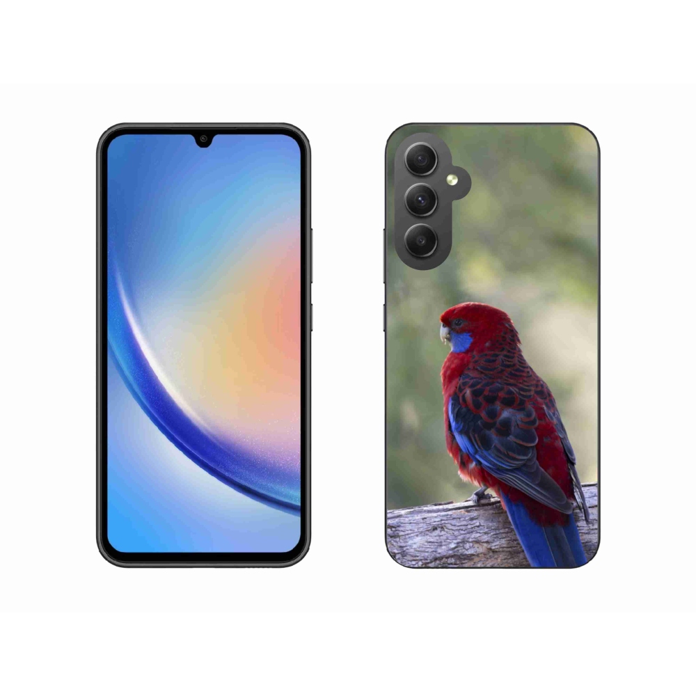 Zselés borítás mmCase Samsung Galaxy A34 5G - papagáj rosela