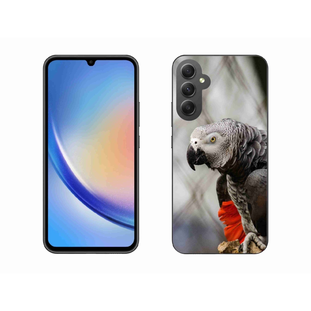 Zselés borítás mmCase Samsung Galaxy A34 5G - papagáj jacco 3