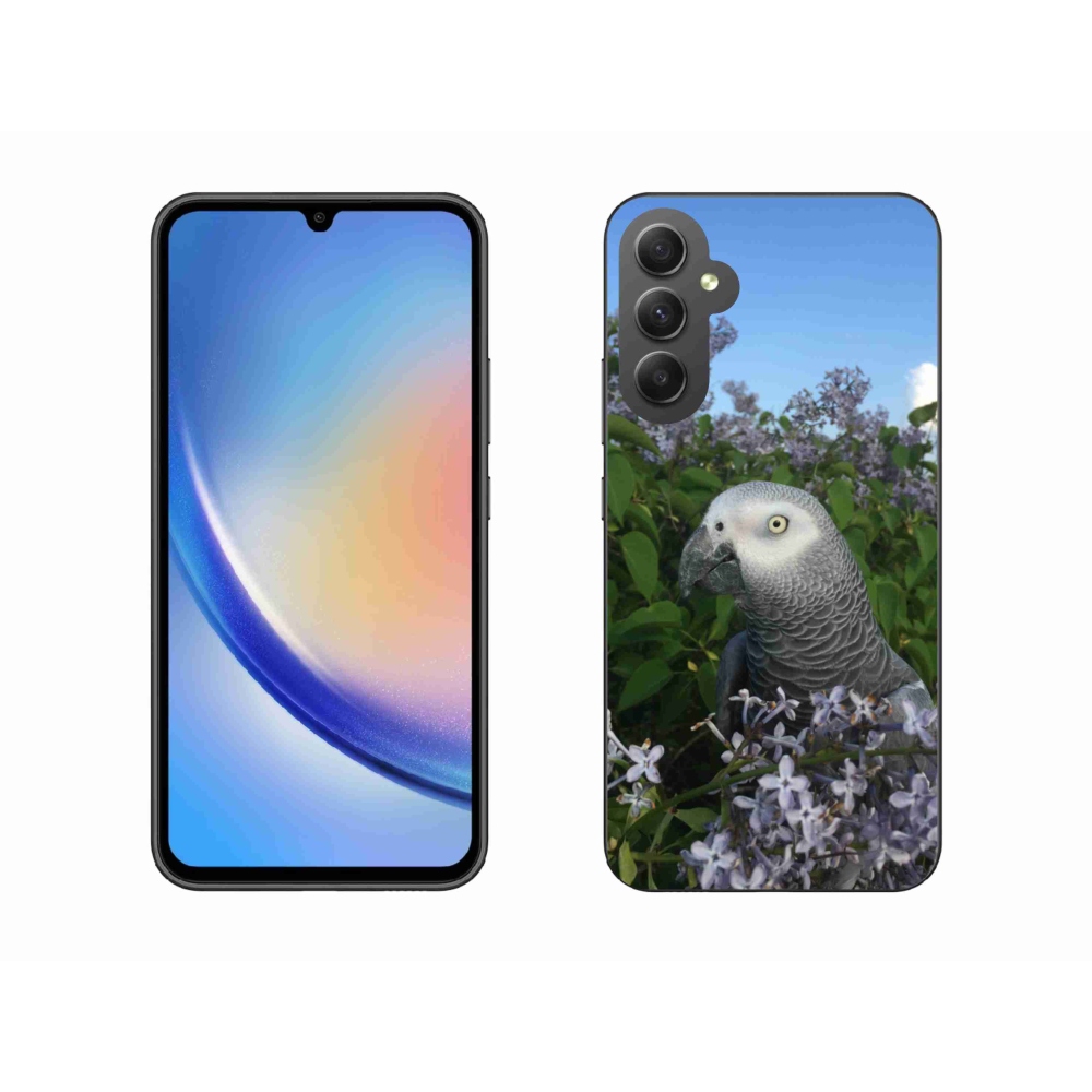 Zselés borítás mmCase Samsung Galaxy A34 5G - papagáj jacco