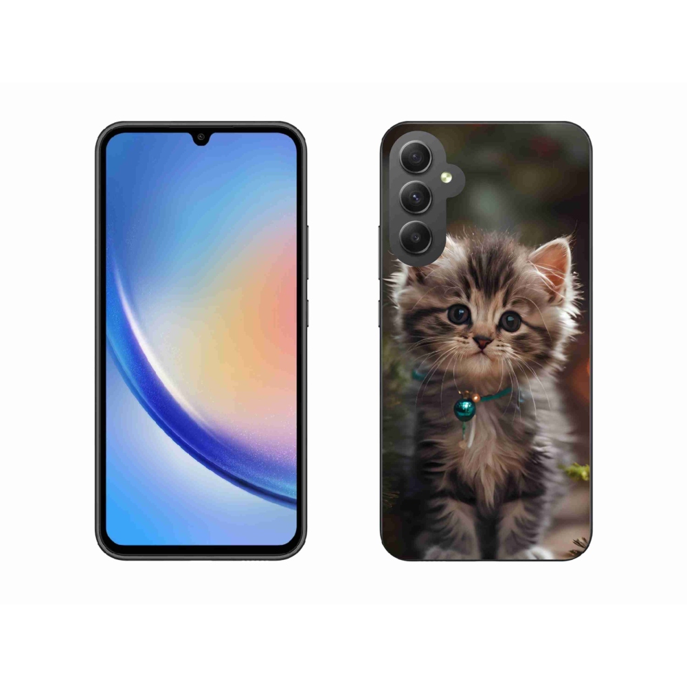 Gél borítás mmCase Samsung Galaxy A34 5G - aranyos cica 11